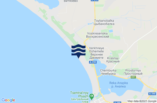 Tsibanobalka, Russiaの潮見表地図