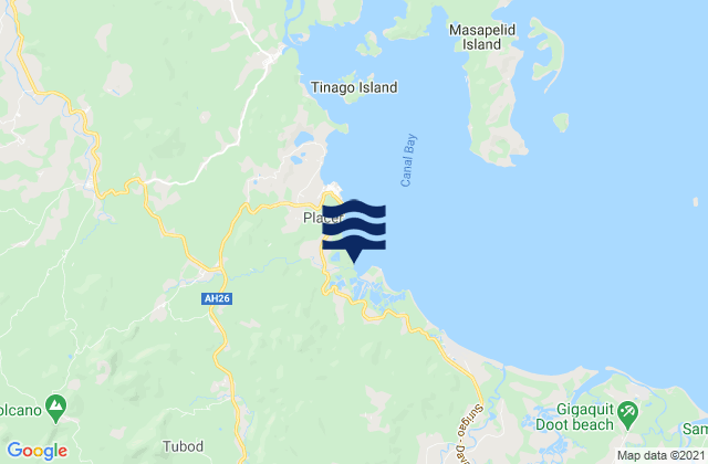 Tubod, Philippinesの潮見表地図
