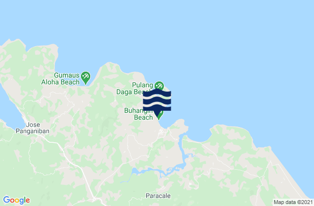Tugos, Philippinesの潮見表地図