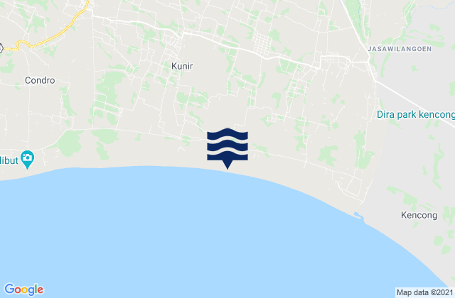 Tulusmulyo, Indonesiaの潮見表地図