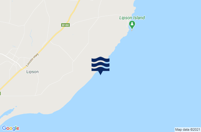 Tumby Bay, Australiaの潮見表地図