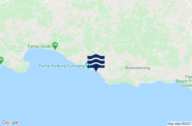 Tumpakoyot, Indonesiaの潮見表地図