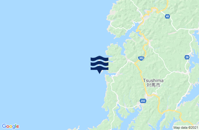 Tuna Wan, Japanの潮見表地図