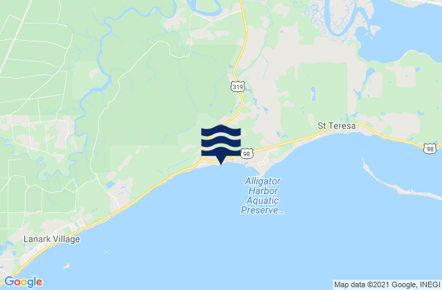 Turkey Point (St. James Island), United Statesの潮見表地図