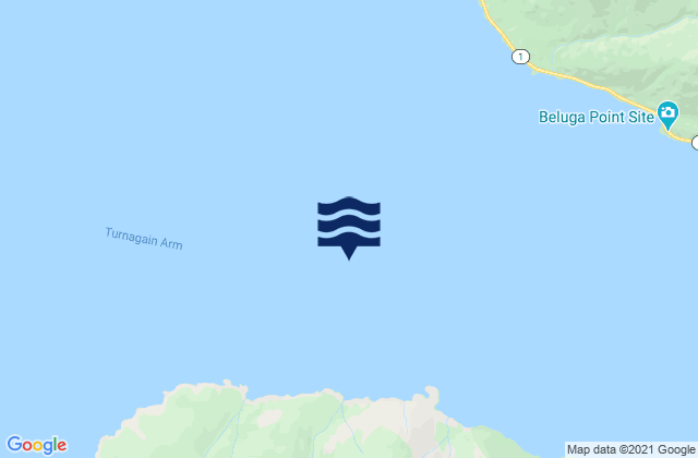 Turnagain Arm, United Statesの潮見表地図
