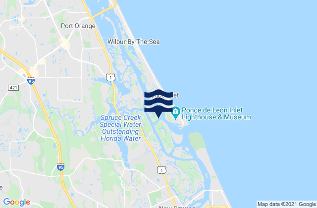 Turnbull Bay, United Statesの潮見表地図