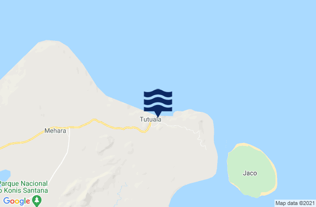 Tutuala, Timor Lesteの潮見表地図