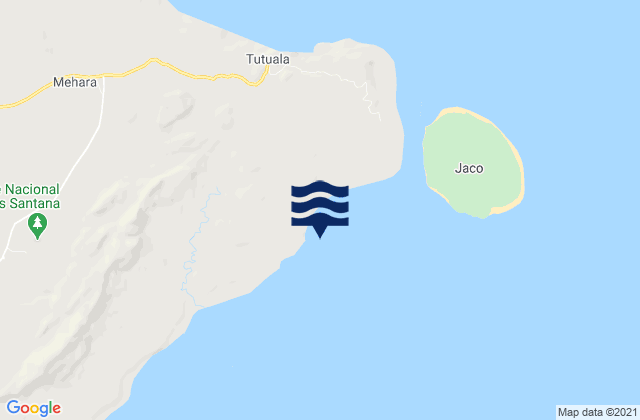 Tutuala, Timor Lesteの潮見表地図