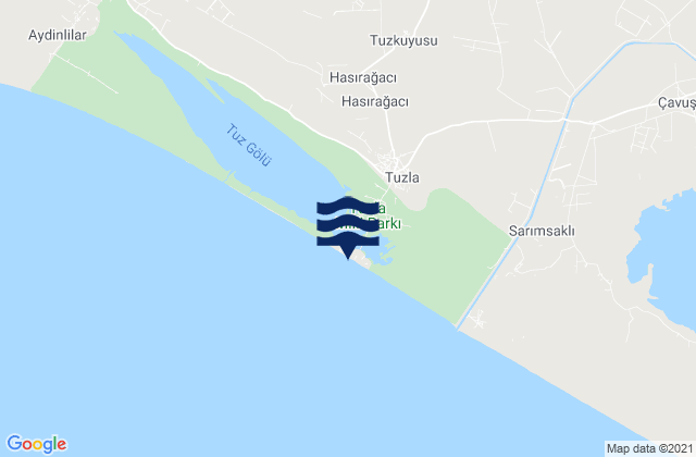 Tuzla, Turkeyの潮見表地図