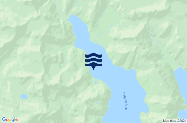 Two Arm Bay (Harris Bay), United Statesの潮見表地図