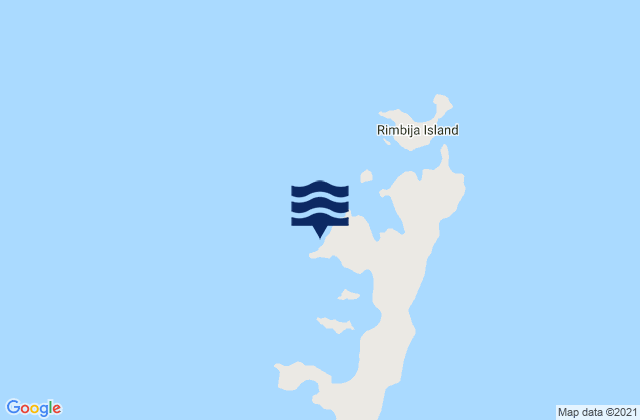 Two Island Bay, Australiaの潮見表地図