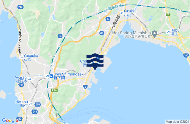 Tyohu, Japanの潮見表地図