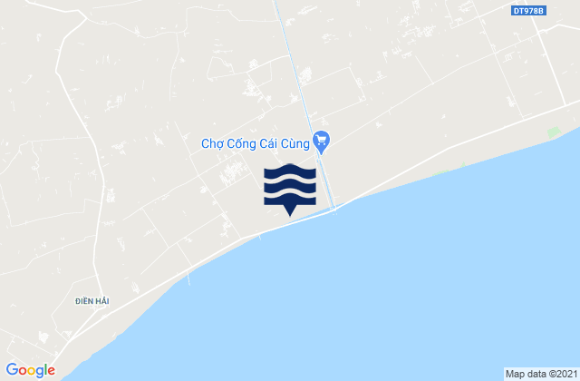 Tỉnh Bạc Liêu, Vietnamの潮見表地図