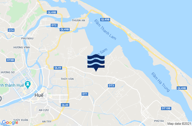 Tỉnh Thừa Thiên-Huế, Vietnamの潮見表地図