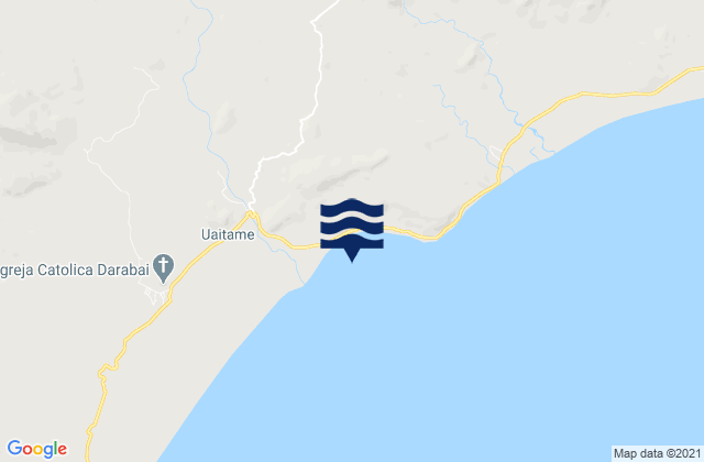 Uatolari, Timor Lesteの潮見表地図