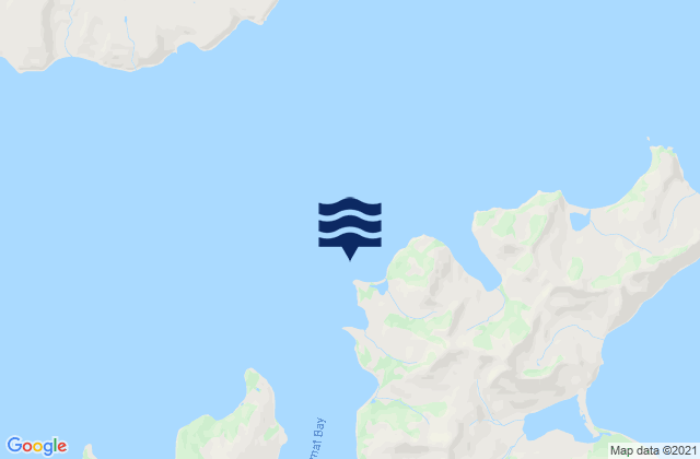 Udamat Bay Sedanka Island, United Statesの潮見表地図