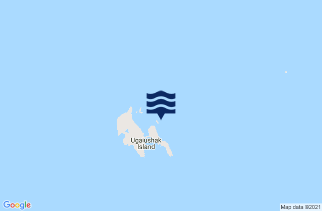 Ugaiushak Island, United Statesの潮見表地図