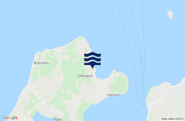 Uiasa, Indonesiaの潮見表地図