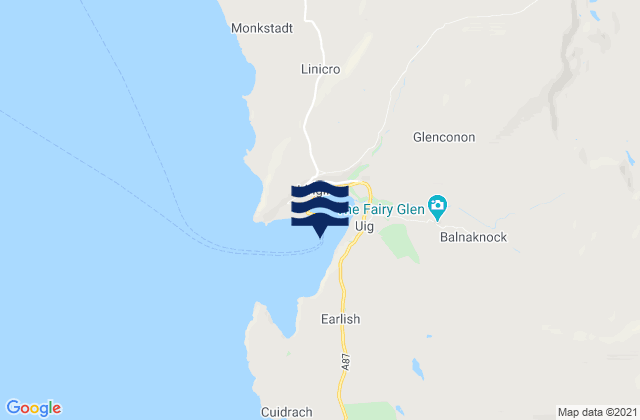 Uig Bay (Loch Snizort), United Kingdomの潮見表地図