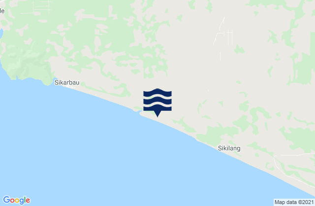 Ujung Gading, Indonesiaの潮見表地図