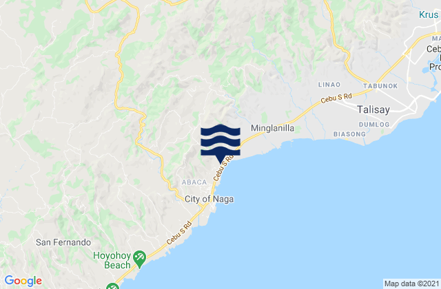 Uling, Philippinesの潮見表地図