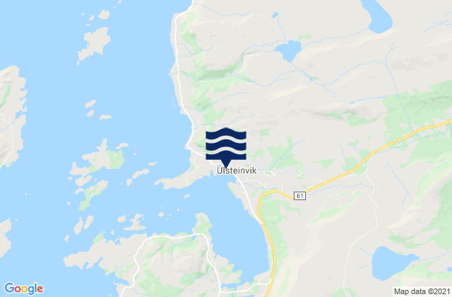 Ulsteinvik weather pws station, Norwayの潮見表地図