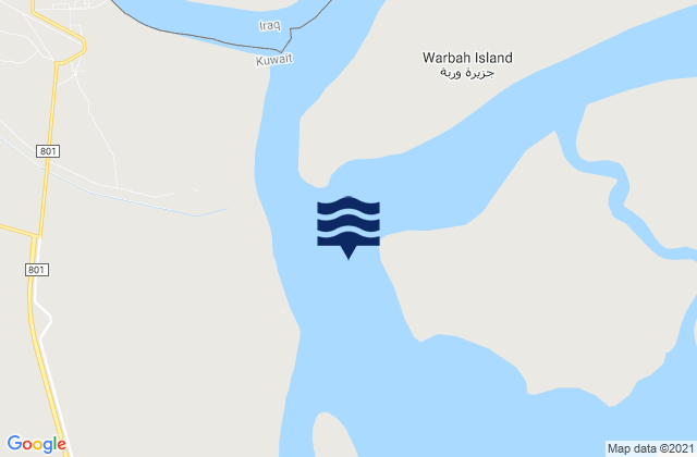 Um Al-Aseed (Beacon No 12), Iraqの潮見表地図
