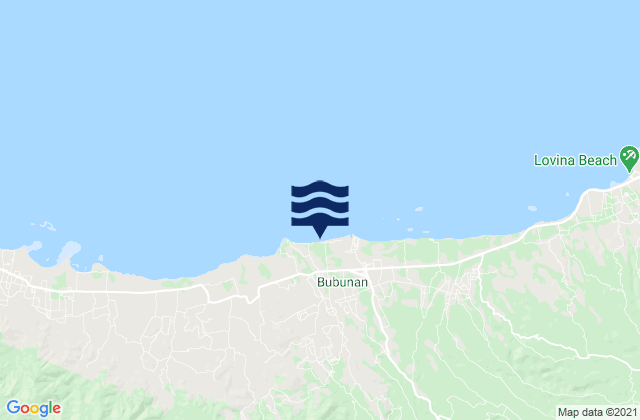 Umbanyar, Indonesiaの潮見表地図