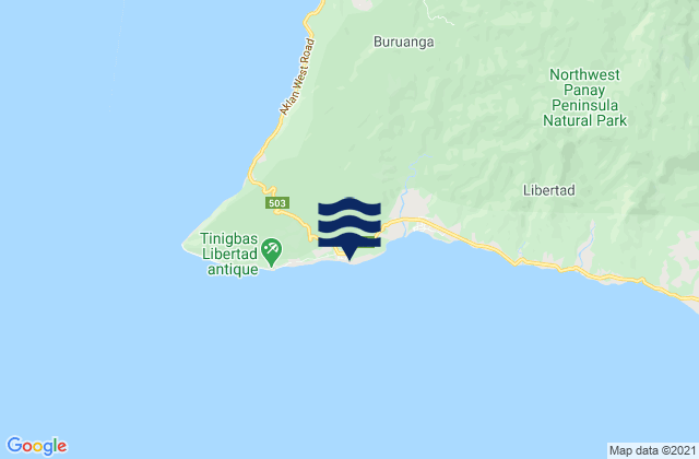 Union, Philippinesの潮見表地図