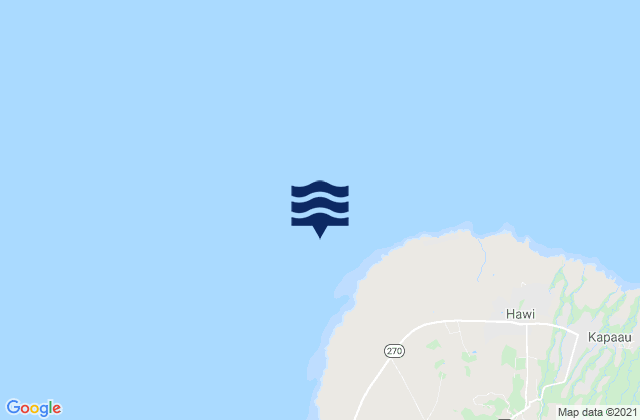 Upolu Point, United Statesの潮見表地図