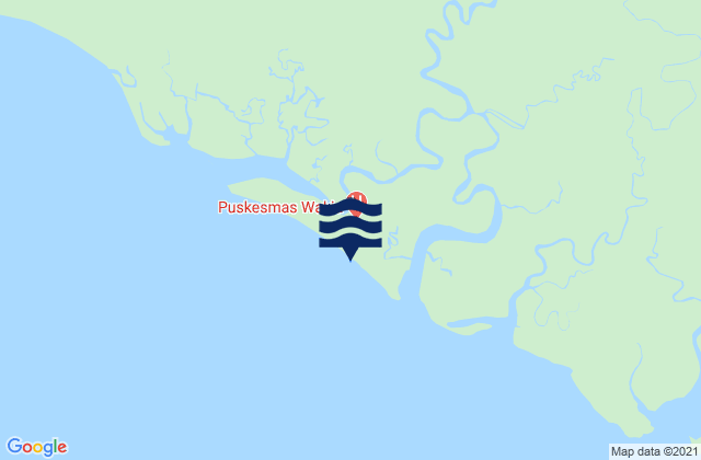 Uta, Indonesiaの潮見表地図