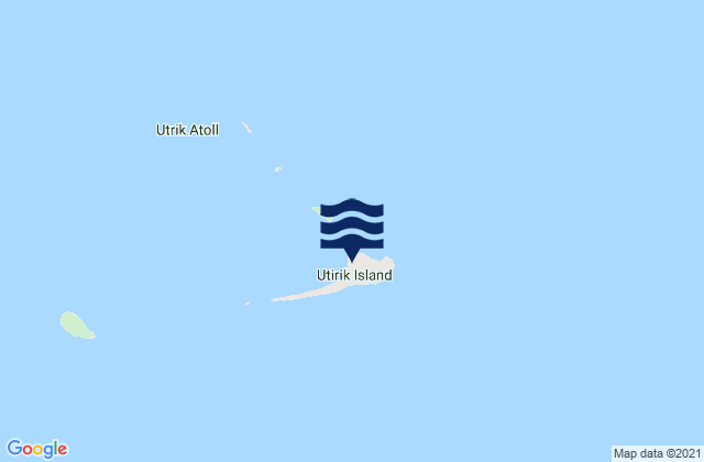 Utrik, Marshall Islandsの潮見表地図
