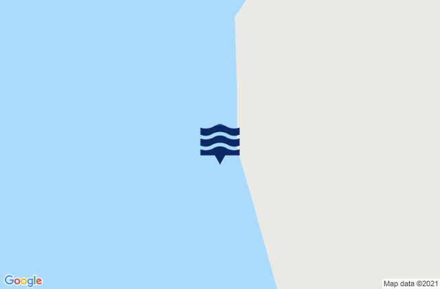 Uyedineniya Island, Russiaの潮見表地図