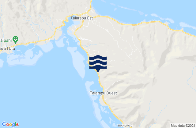 Vairao, French Polynesiaの潮見表地図