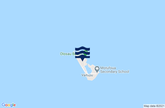 Vaitupu, Tuvaluの潮見表地図