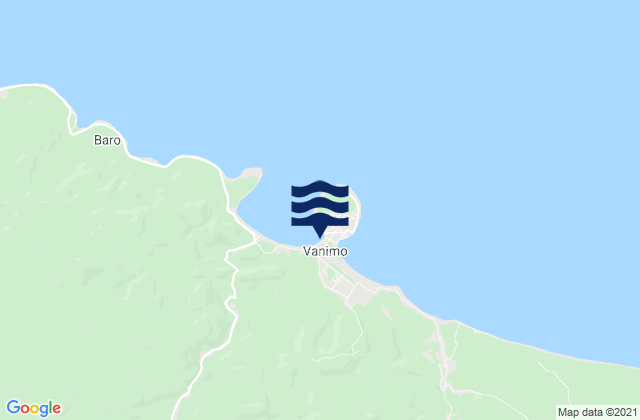 Vanimo, Papua New Guineaの潮見表地図