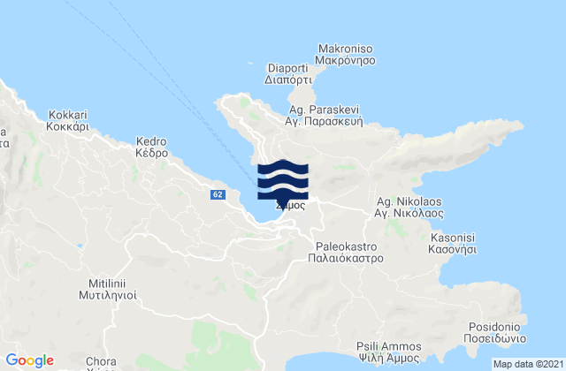 Vathý, Greeceの潮見表地図