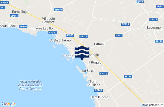 Veglie, Italyの潮見表地図