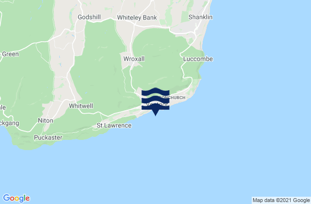 Ventnor, United Kingdomの潮見表地図