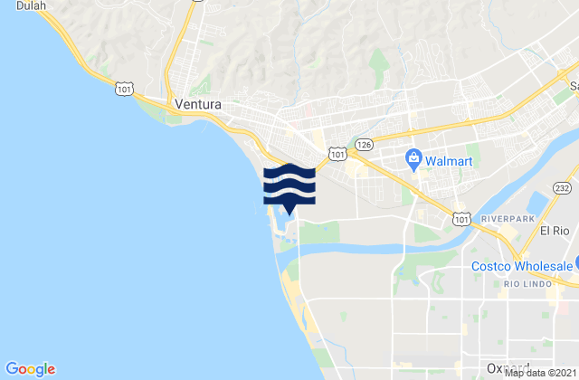 Ventura Point, United Statesの潮見表地図