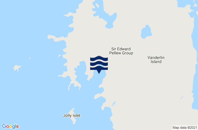 Victoria Bay, Australiaの潮見表地図