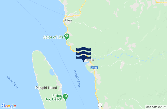 Victoria, Philippinesの潮見表地図