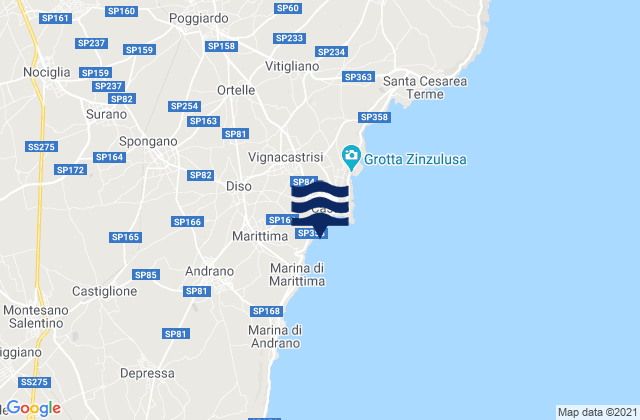 Vignacastrisi, Italyの潮見表地図