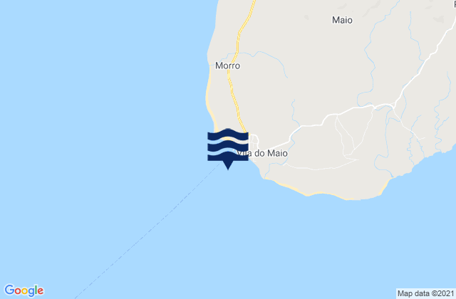 Vila do Maio, Cabo Verdeの潮見表地図