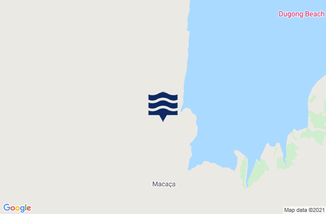 Vilankulos District, Mozambiqueの潮見表地図
