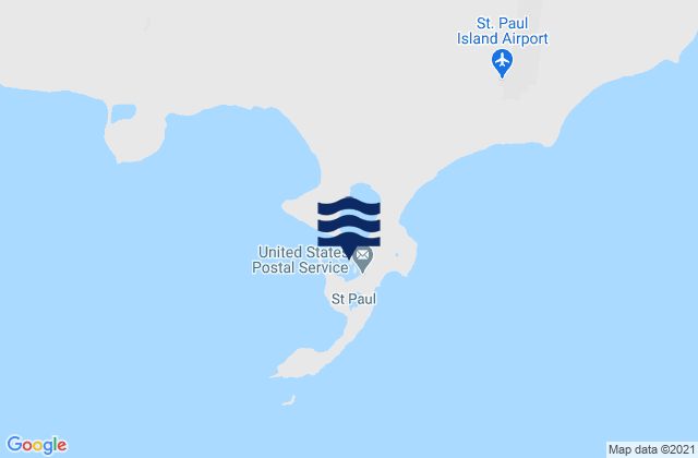 Village Cove St Paul Island, United Statesの潮見表地図