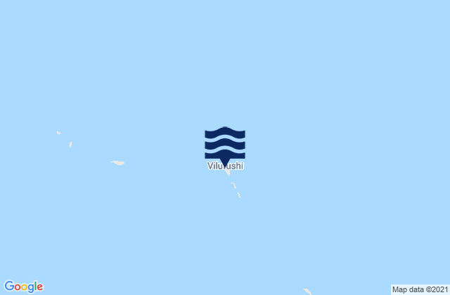 Vilufushi, Maldivesの潮見表地図