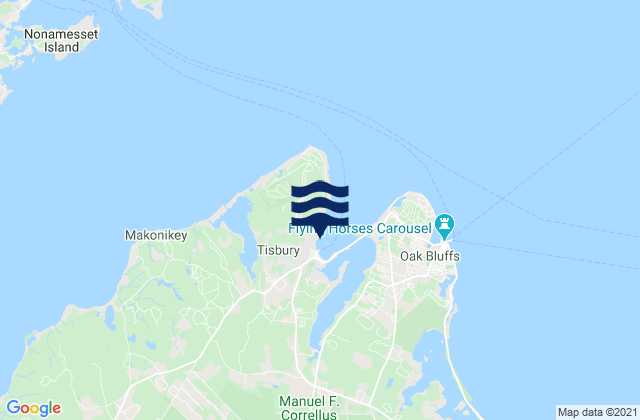Vineyard Haven Harbor, United Statesの潮見表地図