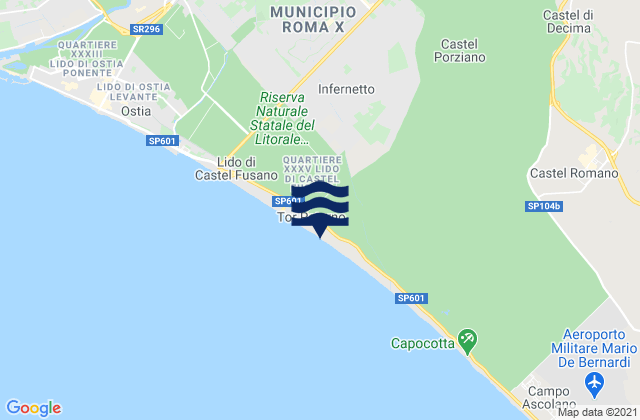Vitinia, Italyの潮見表地図