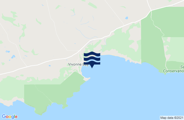 Vivonne Bay, Australiaの潮見表地図